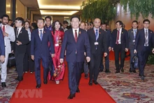 El presidente de la Asamblea Nacional de Vietnam, Vuong Dinh Hue, asiste a la inauguración de AIPA-44.