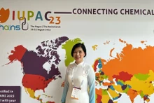 La profesora vietnamita Nguyen Thi Kim Thanh (Foto: VNA)