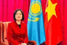La embajadora de Vietnam en Kazajistán, Pham Thai Nhu Mai (Foto: VNA)