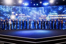 El lanzamiento de la Red de Semiconductores de Vietnam (Fotografía: VNA)