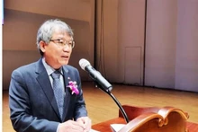 El embajador de Vietnam en Corea del Sur, Nguyen Vu Tung, habla en el evento (Fotografía:VNA)