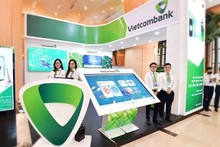 Pabellón del banco Vietcombank en el “Día de la Transformación Digital de la Industria Bancaria” (Fotografía: VNA)
