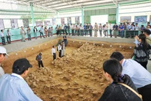 Reliquia arqueológica Roc Tung - Go Da en la ciudad de An Khe de la provincia central de Gia Lai (Fotografía: VNA)