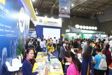 En la ITE HCM 2022 (Fotografía: thanhnien.vn)