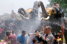 El Año Nuevo tailandés, conocido como Songkran (Fotografía: theatlantic)