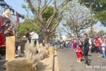 Visitantes en el octavo Festival del Café Buon Ma Thuat 2023 (Foto: baodaklak.vn)