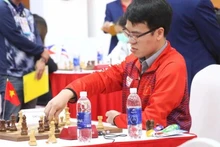 El gran maestro vietnamita Le Quang Liem (Foto: VNA)