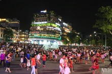 La Plaza Dong Kinh - Nghia Thuc, ubicada en el centro del distrito de Hoan Kiem. (Foto: Nhan Dan)