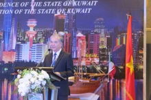 El vicepresidente del Comité Popular de Ciudad Ho Chi Minh Ngo Minh Chau habla en el evento. (Fotografía: sggp.org.vn)