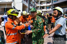 [Foto] Recuerdan impresionantes momentos del equipo de rescate vietnamita en Myanmar
