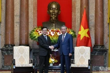 [Foto] Presidente vietnamita se reúne con jefe ejecutivo de la Región Administrativa Especial de Hong Kong (China) 
