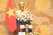 El presidente de la Asamblea Nacional de Vietnam, Vuong Dinh Hue, en el evento (Foto: Nhan Dan)