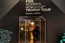 El trofeo de la Copa Mundial Femenina de Fútbol de 2023. (Foto: VNA)
