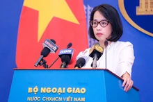 La portavoz adjunta de la Cancillería vietnamita Pham Thu Hang (Foto: Nhan Dan)