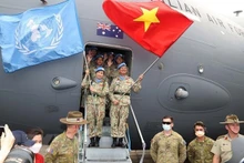 Cascos azules de Vietnam (Foto: VNA)