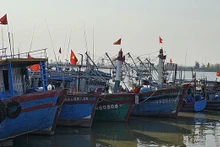 Los barcos pesqueros en la ciudad de Sam Son en la provincia de Thanh Hoa (Foto: nhandan.vn)