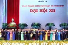 En el acto de clausura del XII Congreso Nacional de la Unión de Jóvenes Comunistas Ho Chi Minh, mandato 2022-2027. (Fotografía:VNA)