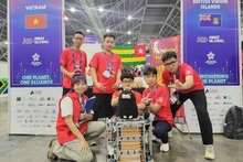 Estudiantes vietnamitas ganan medalla de oro en la competencia de robótica más grande del mundo. (Foto: qdnd.vn)