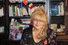 Sandra Scagliotti, investigadora sobre Vietnam y cónsul honoraria del país indochino en las ciudades italianas de Turín y Génova (Foto: VNA)