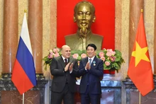 [Foto] Presidente vietnamita recibe Medalla de la Amistad del Estado de Rusia 