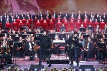 El concierto de amistad entre Vietnam y Kazajistán (Foto: VNA)
