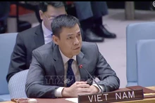 El embajador Dang Hoang Giang, jefe de la misión vietnamita ante las Naciones Unidas (Foto: VNA)