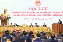 [Foto] Premier vietnamita preside Conferencia del Gobierno con localidades sobre crecimiento económico