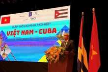 El presidente de la Cámara de Comercio de Cuba, Antonio Luis Carricarte Corona. (Foto: VNA)