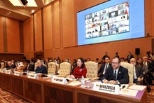 La vicepresidenta de Vietnam, Vo Thi Anh Xuan, asiste a la XIX Cumbre del Movimiento de Países No Alineados en Uganda. (Foto: VNA)