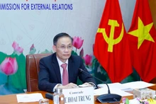 El secretario del Comité Central del Partido Comunista de Vietnam (PCV) y jefe de su Comisión de Relaciones Exteriores, Le Hoai Trung. (Foto: VNA)