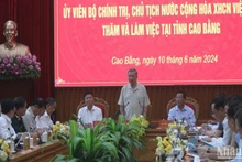 El presidente de Vietnam, To Lam, dirige la reunión. (Foto: Nhan Dan)