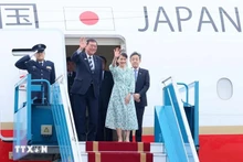 El primer ministro de Japón, Ishiba Shigeru, y su esposa, realizan visita oficial a Vietnam (Foto: VNA)