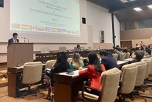 El fiscal general adjunto de Vietnam Nguyen Huy Tien intervino en las citas (Foto: VNA)