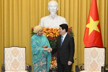 [Foto] Presidente de Vietnam recibe a vicesecretaria general de la ONU