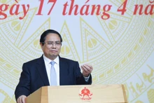 El primer ministro de Vietnam, Pham Minh Chinh, habla en el evento. (Foto: Nhan Dan)