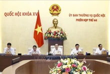 El presidente de la Asamblea Nacional de Vietnam, Tran Thanh Man, habla en el evento. (Foto: VNA)