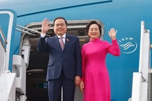 El presidente de la Asamblea Nacional de Vietnam, Tran Thanh Man, concluye su visita oficial a Armenia. (Foto: VNA)
