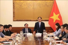 El ministro de Relaciones Exteriores de Vietnam, Bui Thanh Son, habla en el evento. (Foto: VNA)