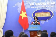 La vocera del Ministerio de Relaciones Exteriores de Vietnam, Pham Thu Hang. (Foto: VNA)