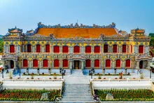 El Palacio Kien Trung en la Ciudadela Imperial de Hue (Foto: tuoitre.vn)