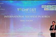 El viceministro de Ciencia y Tecnología de Vietnam Tran Van Tung, en el evento (Foto:VNA)