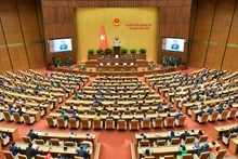 En el séptimo período de sesiones de la XV Legislatura (Foto: quochoi.vn)