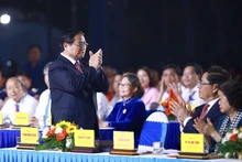El primer ministro de Vietnam, Pham Minh Chinh, en el evento (Foto: VNA)