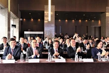 Durante la conferencia de promoción de inversiones de Khanh Hoa - Corea del Sur (Foto: VNA)