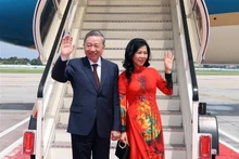 El secretario del Partido Comunista y presidente de Vietnam, To Lam, y su esposa partieron del Aeropuerto Internacional José Martí, concluyendo con éxito su visita de Estado a Cuba. (Foto:VNA)