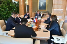 Durante la reunión entre el embajador vietnamita en Rusia, Dang Minh Khoi, y el jefe de la República de Tartaristán de la Federación de Rusia, Minnikhanov Rustam Nurgalievich (Foto: VNA)