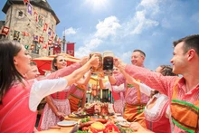 Una fiesta en Sun World Ba Na Hills 