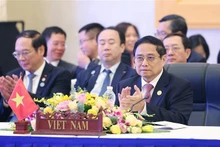 El primer ministro vietnamita, Pham Minh Chinh, intervino en la XI Cumbre de CLMV (Foto:VNA)