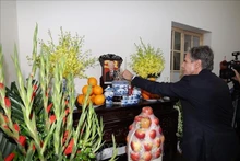 [Foto] Secretario de Estado de EE.UU. expresa sus condolencias a familia del secretario general Nguyen Phu Trong