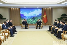 [Foto] Premier vietnamita recibe a secretario de Estado estadounidense